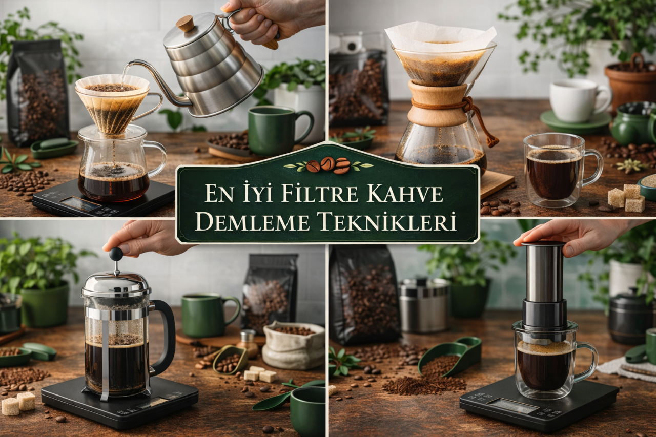 En İyi Filtre Kahve Demleme Teknikleri: Lezzeti Doğru Yöntemle Keşfedin