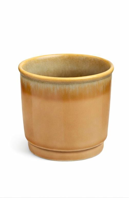 Porselen Kulpsuz Açık Kahverengi Espresso Fincan Bardak