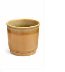 Porselen Kulpsuz Açık Kahverengi Espresso Fincan Bardak